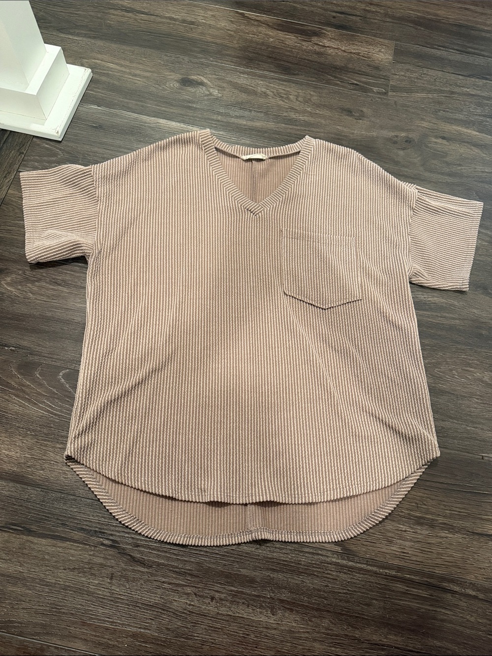Altar’d State Ribbed V-Neck Top